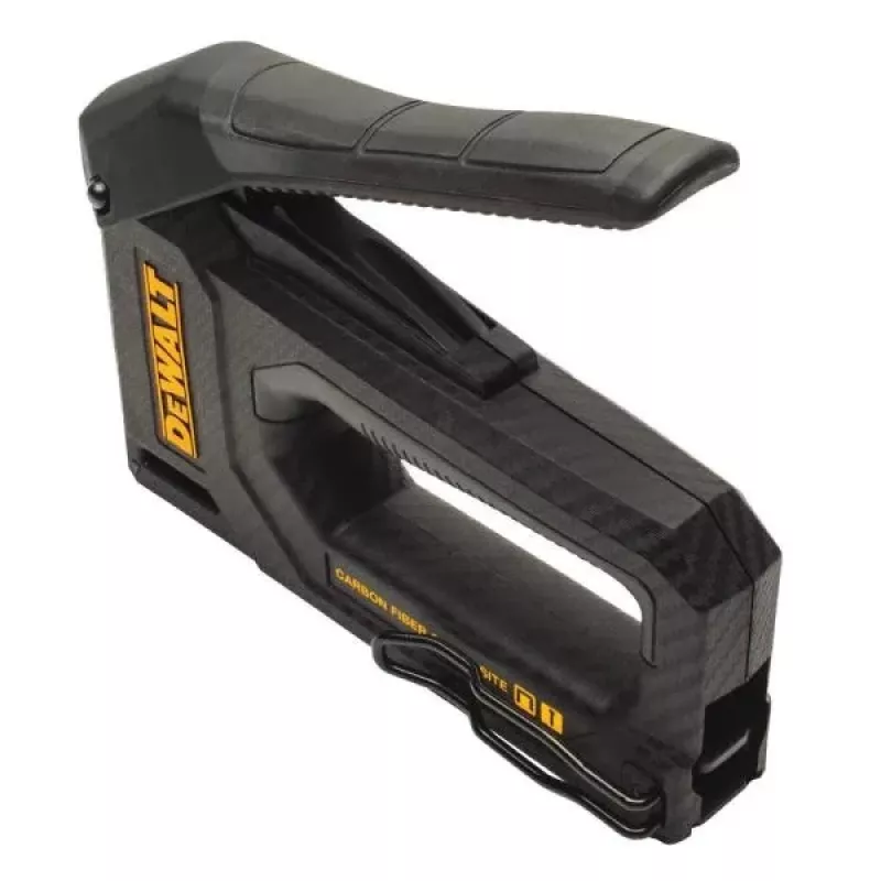 Zošívačka DeWalt DWHT80276-0 carbon fiber 2-in-1 — ručná sponkovačka a sponkovačka, kompaktný dizajn