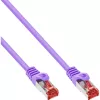 InLine Patch kábel S/FTP PiMF Cat.6 250MHz PVC meď fialový 15m