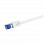 Logilink Professional Ultraflex – patch kábel – RJ-45 (M) na RJ-45 (M) – 50 cm – 6 mm – S/FTP – Cat.7 surový kábel (kábel) / CAT 6a (porty) – bez halogénov, zaliate, bez zaťažovacej páčky – biely, R