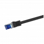 LogiLink C6A023S Sieťový kábel čierny 0,5 m Cat6a S/FTP (S-STP) (C6A023S)