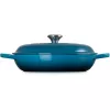 Le Creuset Signature plytká okrúhla dusacia panvica 30 cm Deep Teal (21180306422430)