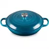 Le Creuset Signature plytká okrúhla dusacia panvica 30 cm Deep Teal (21180306422430)
