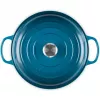 Le Creuset Signature plytká okrúhla dusacia panvica 30 cm Deep Teal (21180306422430)
