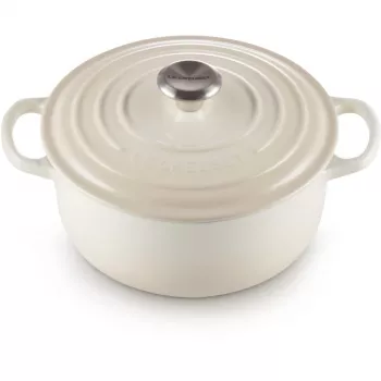 Le Creuset Signature pekáč okrúhly 22 cm Meringue creme (21177227164430)