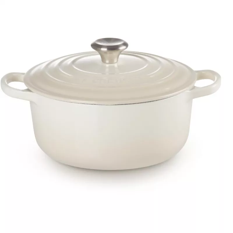 Le Creuset Signature pekáč okrúhly 22 cm Meringue creme (21177227164430)