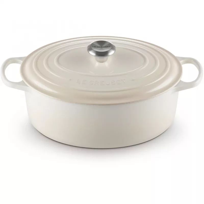 Le Creuset Signature pekáč oválny 31 cm Meringue (21178317164430)