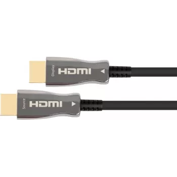 AOC Hybrid Ultra-High-Speed HDMI 2.1 kábel, 8K @60Hz / 4K @120Hz, 48 Gbit/s, čierny, 5 m, PYTHON S (AOC-H21005)