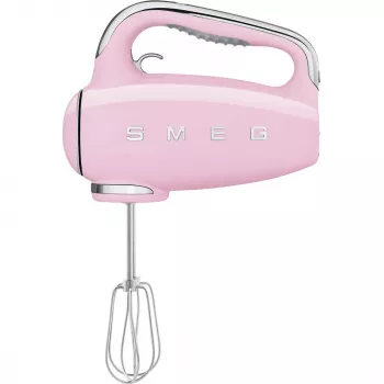 Smeg HMF01PKEU ručný mixér v retro dizajne 50. rokov ružový