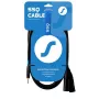 SSQ kábel jack stereo 3,5 mm na 2x XLR Male MIXLR3 — 3 m audio kábel
