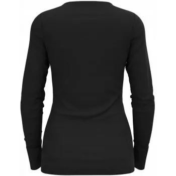 Odlo BL TOP okrúhly výstrih l/s MERINO 200 dámske tričko, veľkosť S, čierna
