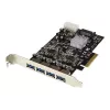StarTech.com 3m QSFP+ breakout kábel – QSFP+ na 4x SFP+