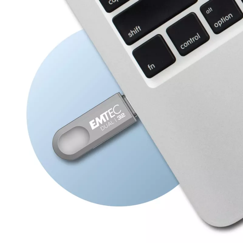 USB pamäťový kľúč Emtec 128 GB USB Type-A USB Type-C D280