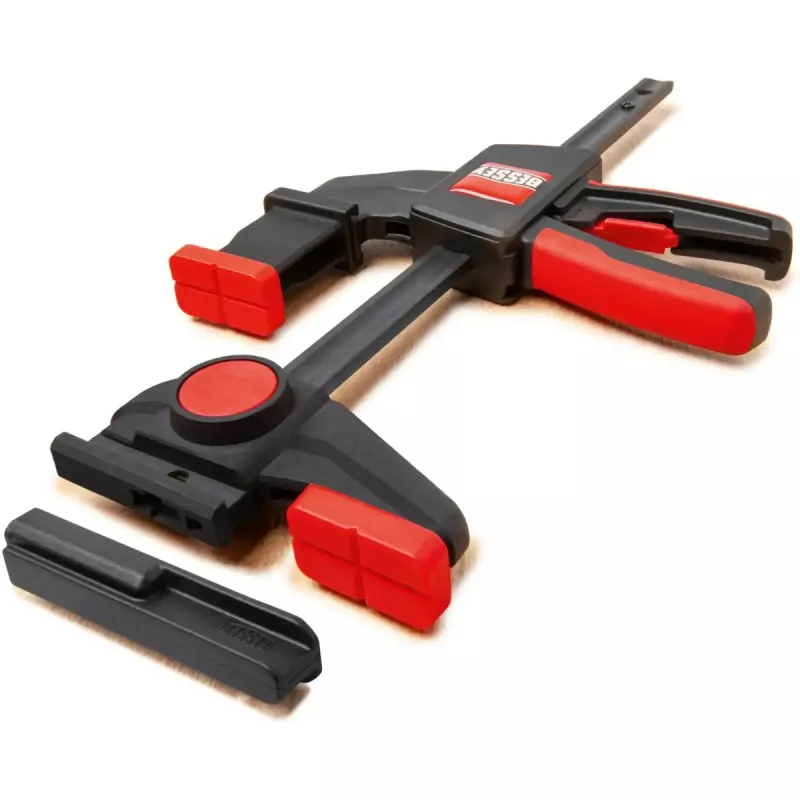 Stolová svorka Bessey EZR15SET jednoručná, 150 mm rozpätie, 60 mm hĺbka, čierna/červená