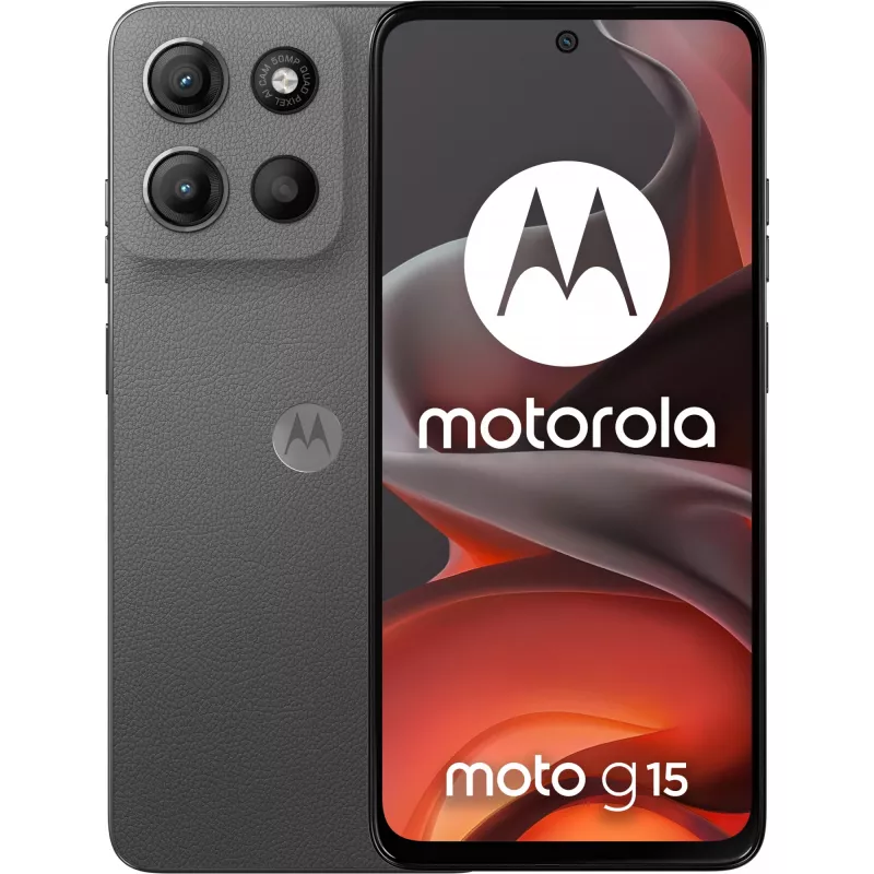 Motorola Moto G15 4G Dual Sim 8RAM 256GB Gravity sivá
