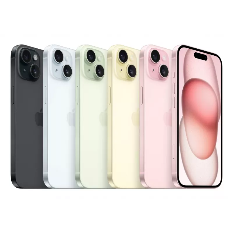 Apple iPhone 15 15,5 cm (6.1) Dual SIM iOS 17 5G USB Type-C 128 GB čierny