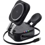 Bezdrôtová nabíjačka pre interiér InLine 33392T pre slúchadlá, headsety, smartfóny a smart hodinky – USB napájanie 9/12 V, čierna