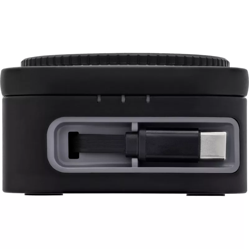 Bezdrôtová nabíjačka pre interiér InLine 33392T pre slúchadlá, headsety, smartfóny a smart hodinky – USB napájanie 9/12 V, čierna