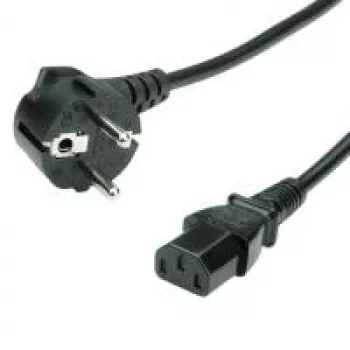 Bachmann 351.167 - 0,5 m - sieťová zástrčka Type-F - C13 konektor samica - 250 V - 10 A - čierna