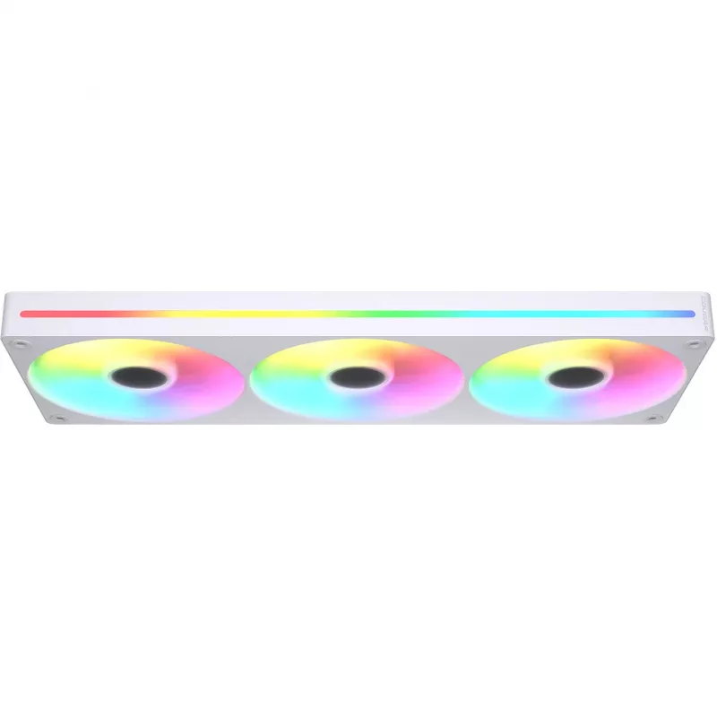 COUGAR Unity360-FB 360mm Single-Frame ARGB PWM Reversed Fan, 120mm x3, 700–1600 RPM, FDB, biela