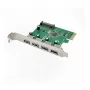 PCIe USB 3.0 karta Inateck KTU3FR-4P — 4 porty USB 3.0, 15-pinový SATA napájací konektor