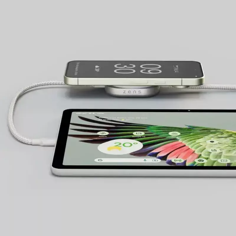 USB-C-C kábel Zens Pro 2 – USB-C na USB-C, biely
