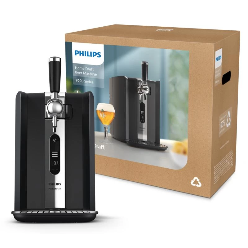 Výčapné zariadenie na pivo Philips HD3770/90 PerfectDraft, čierna, kompatibilné so 6-litrovými sudmi