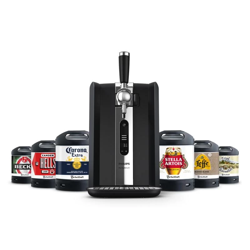 Výčapné zariadenie na pivo Philips HD3770/90 PerfectDraft, čierna, kompatibilné so 6-litrovými sudmi