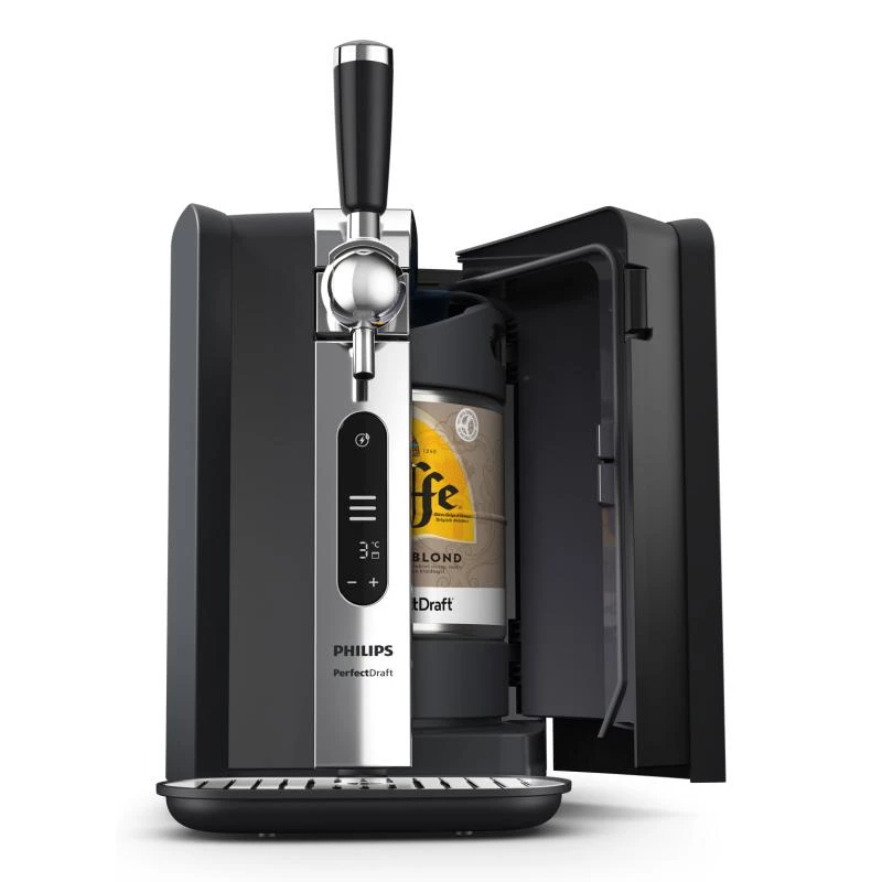 Výčapné zariadenie na pivo Philips HD3770/90 PerfectDraft, čierna, kompatibilné so 6-litrovými sudmi