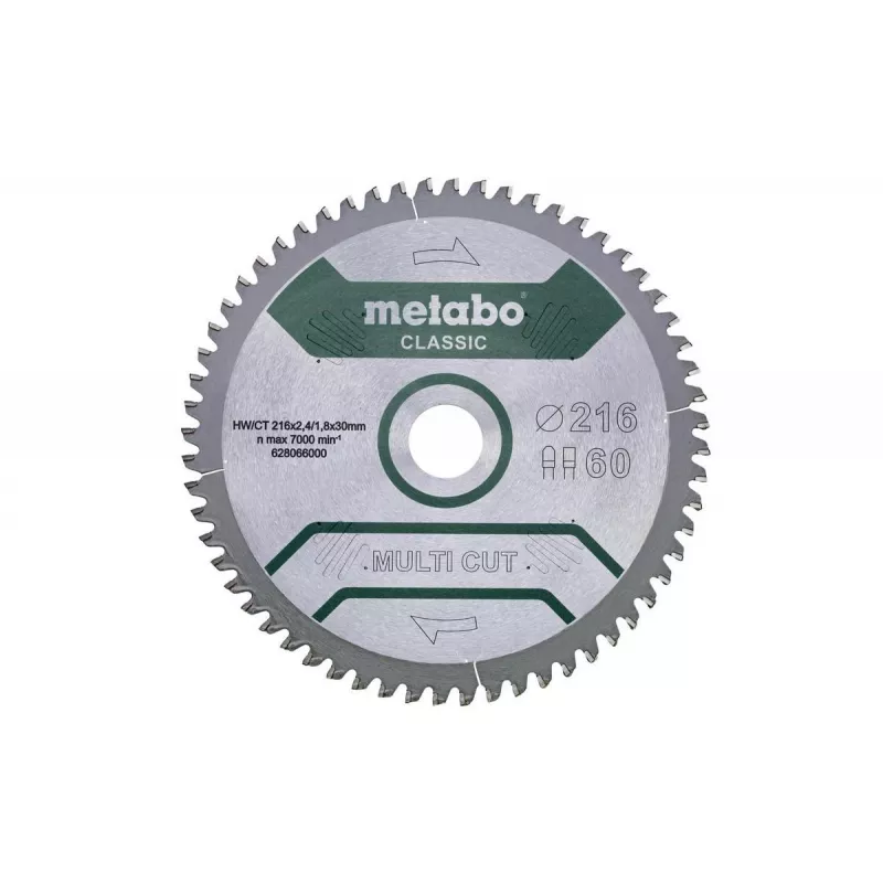 Kotúčový pílový list Metabo 628066000 21,6 cm