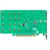 HighPoint hostitelský adaptér Rocket 1104 PCI-Ex16v3 – 4x M.2 NVMe – NVMe – PCI-Express