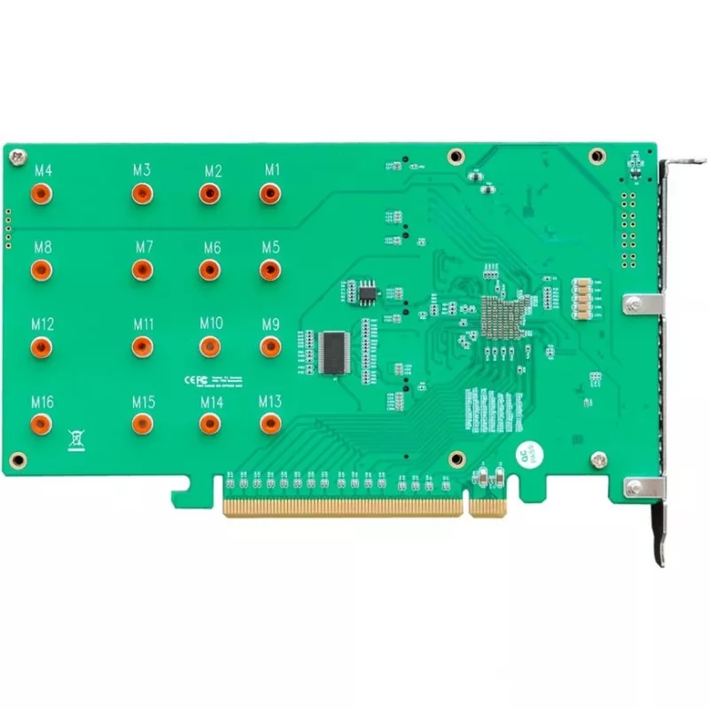 HighPoint hostitelský adaptér Rocket 1104 PCI-Ex16v3 – 4x M.2 NVMe – NVMe – PCI-Express