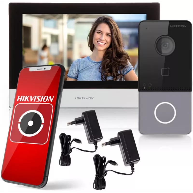 Video vrátnik Hikvision DS-KIS603-P(C)/EU 2 MP 7