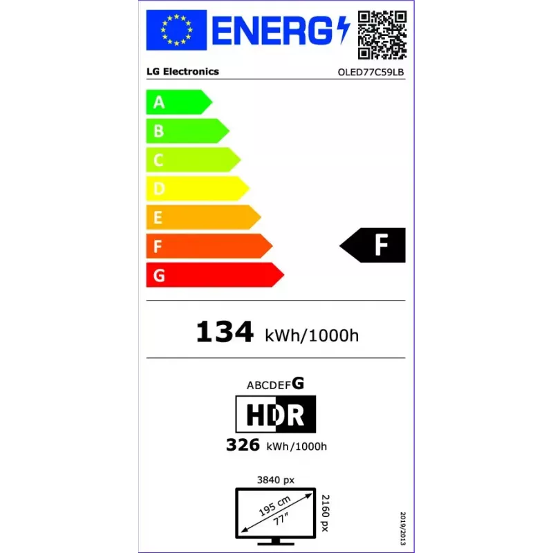 Televízor LG OLED77C58LA 77 palcov 4K Ultra HD OLED 3840 x 2160