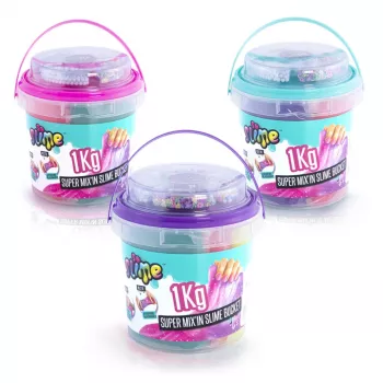 Slime Canal Toys Slime Super Bucket 1kg viacfarebný 6 rokov