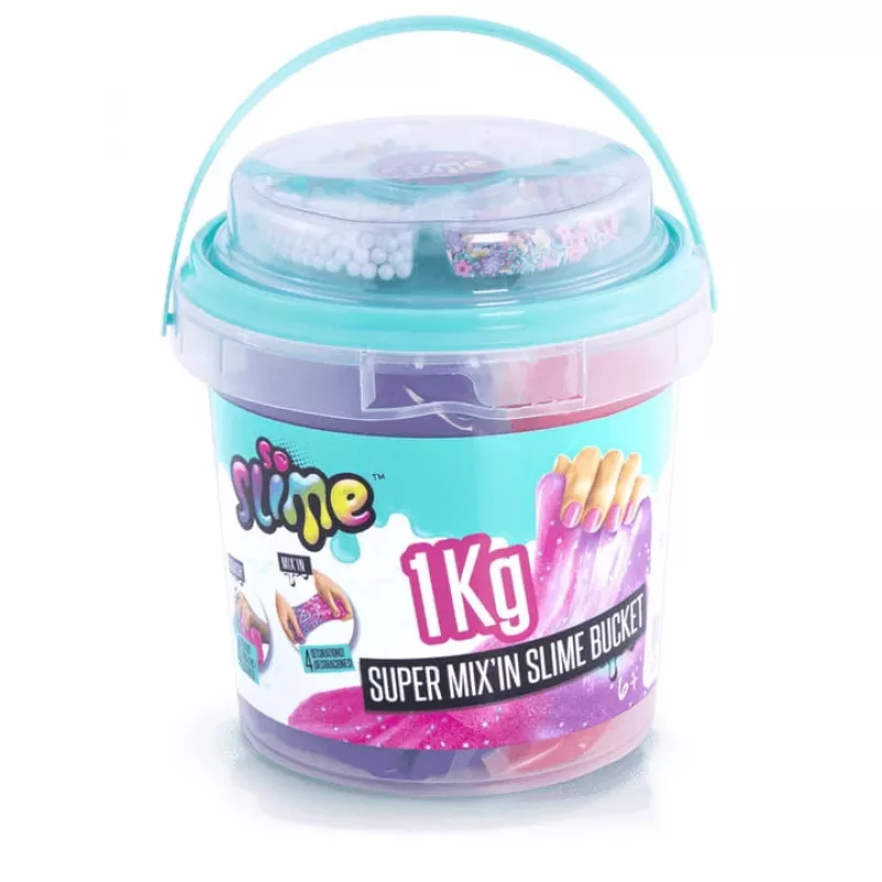 Slime Canal Toys Slime Super Bucket 1kg viacfarebný 6 rokov