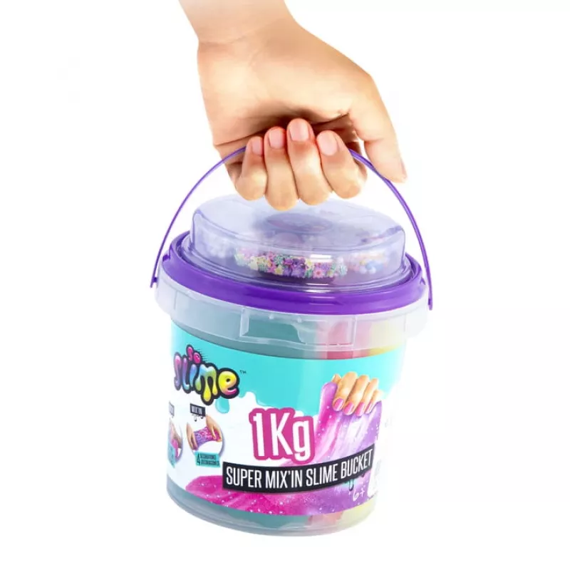 Slime Canal Toys Slime Super Bucket 1kg viacfarebný 6 rokov