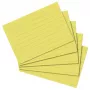 Herlitz karty A8, linajkované, žlté