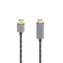 Adaptér videokábla Hama 00200506 1,5 m DisplayPort na HDMI čierny