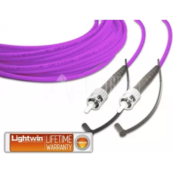 Lightwin High Quality Simplex LWL patch kábel, MM OM4, ST - ST LWL patch kábel (LSP-50 ST-ST 5.0 OM4)