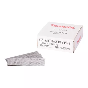 Makita F-31838 pozinkované sponkové klince, 0,6 x 25 mm, 23 Ga, 10000 kusov