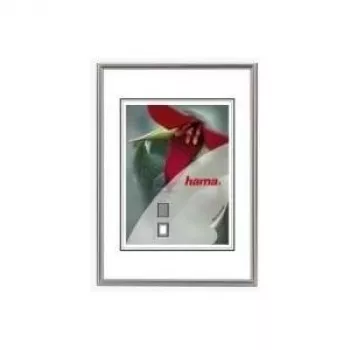 hama Rám na obrázky Sevilla Dekor, 21,0 x 29,7 cm, strieborný matný, na formát obrázka 15 x 20 cm s paspartou