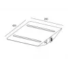 Regál Multibrackets M Public Display Stand regál čierna