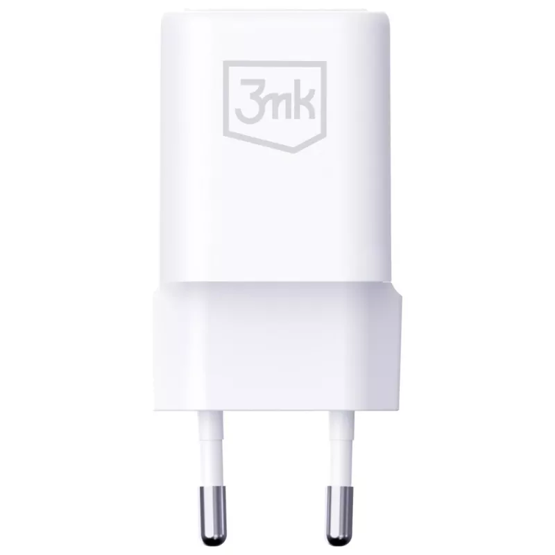 Nástenná nabíjačka 3MK Hyper Charger PD 33W GaN QC4+ biela – USB-C PD 33W, GaN, Quick Charge 4+