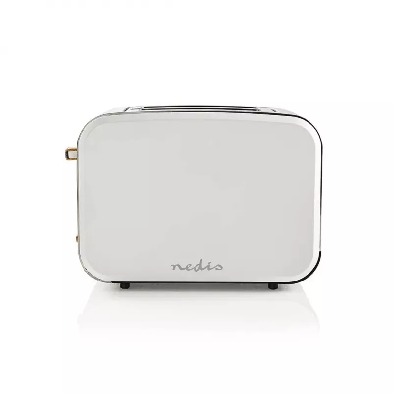 Nedis KABT510EWT Hriankovač, 2 široké otvory, soft-touch, biely