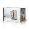 Nedis KABT510EWT Hriankovač, 2 široké otvory, soft-touch, biely