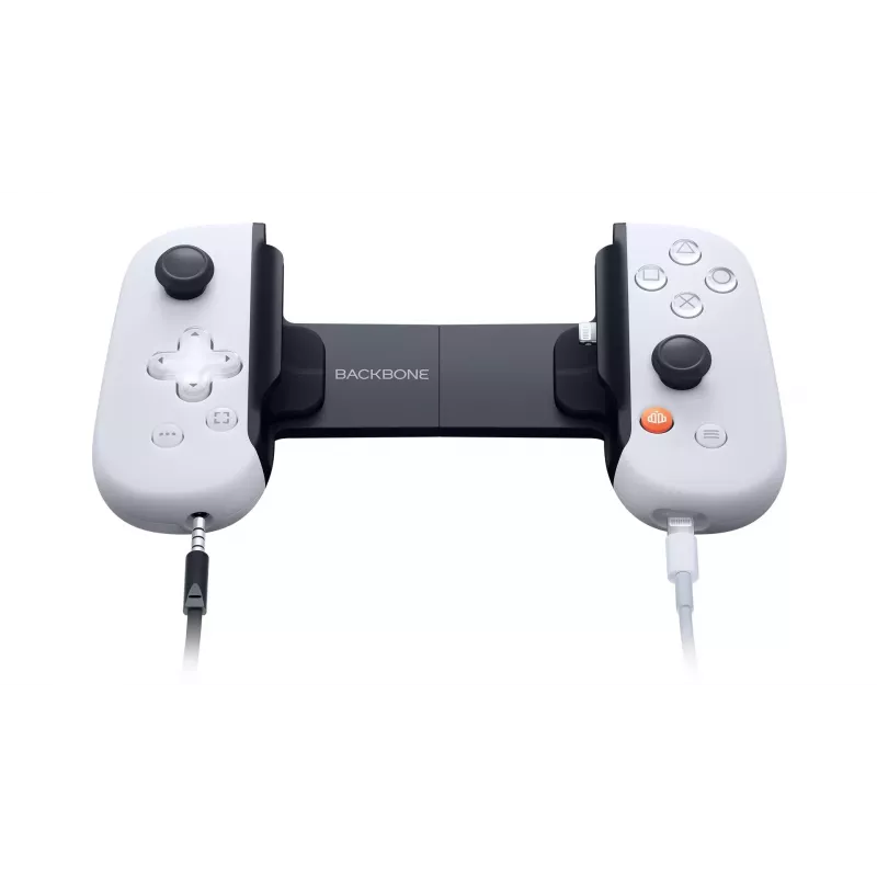 Gamepad Backbone One for iPhone PlayStation Edition biela – káblový Lightning ovládač pre PC, PlayStation, Xbox, iOS