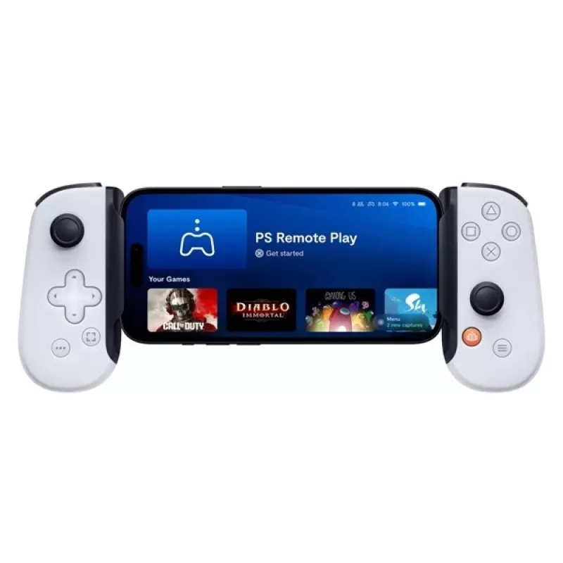 Gamepad Backbone One for iPhone PlayStation Edition biela – káblový Lightning ovládač pre PC, PlayStation, Xbox, iOS