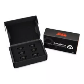 Thermal Grizzly DeltaMate Plug - čierna (balenie 6 ks) (TG-DM-FIT-6009)