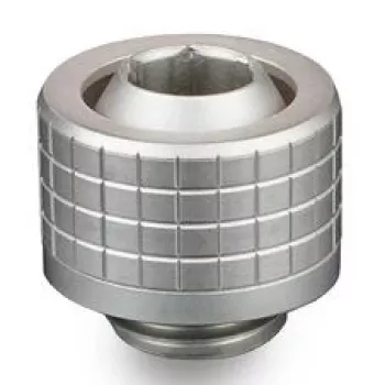 Thermal Grizzly DeltaMate Fitting ST13 matný nikel – kovový konektor pre vodný chladič DeltaMate