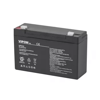 VIPOW 6V 12Ah gélová batéria